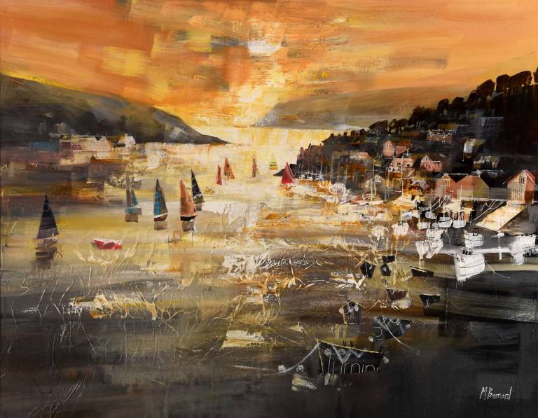 Low Tide, Evening Salcombe - Mike Bernard RI