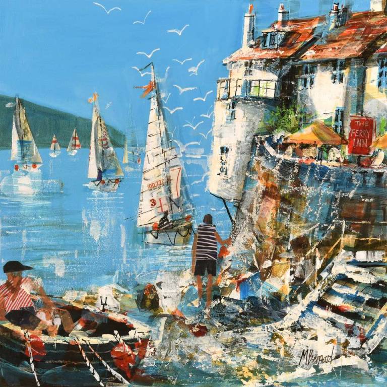 Sailing Past the Ferry Inn - Mike Bernard RI