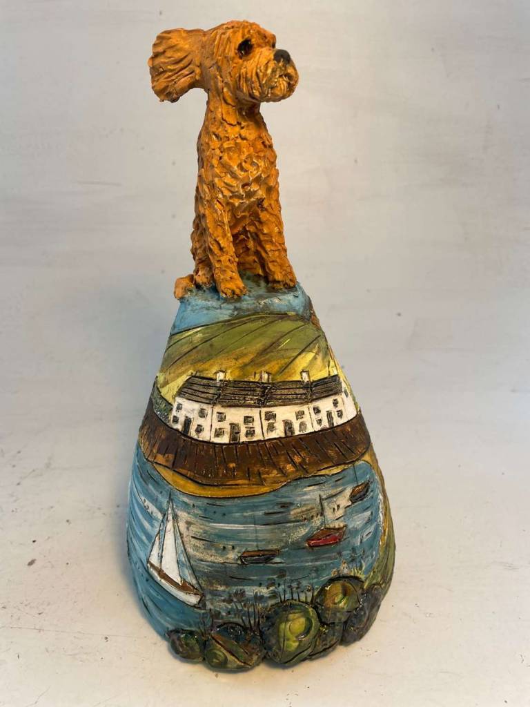 Cummings Studio - Cockapoo on a Medium Hill