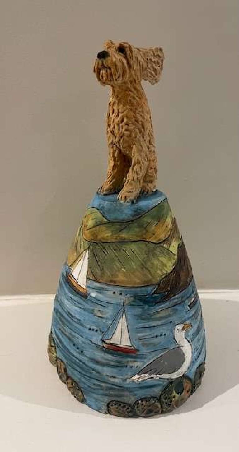 Cockapoo on a Medium Hill - Cummings Studio