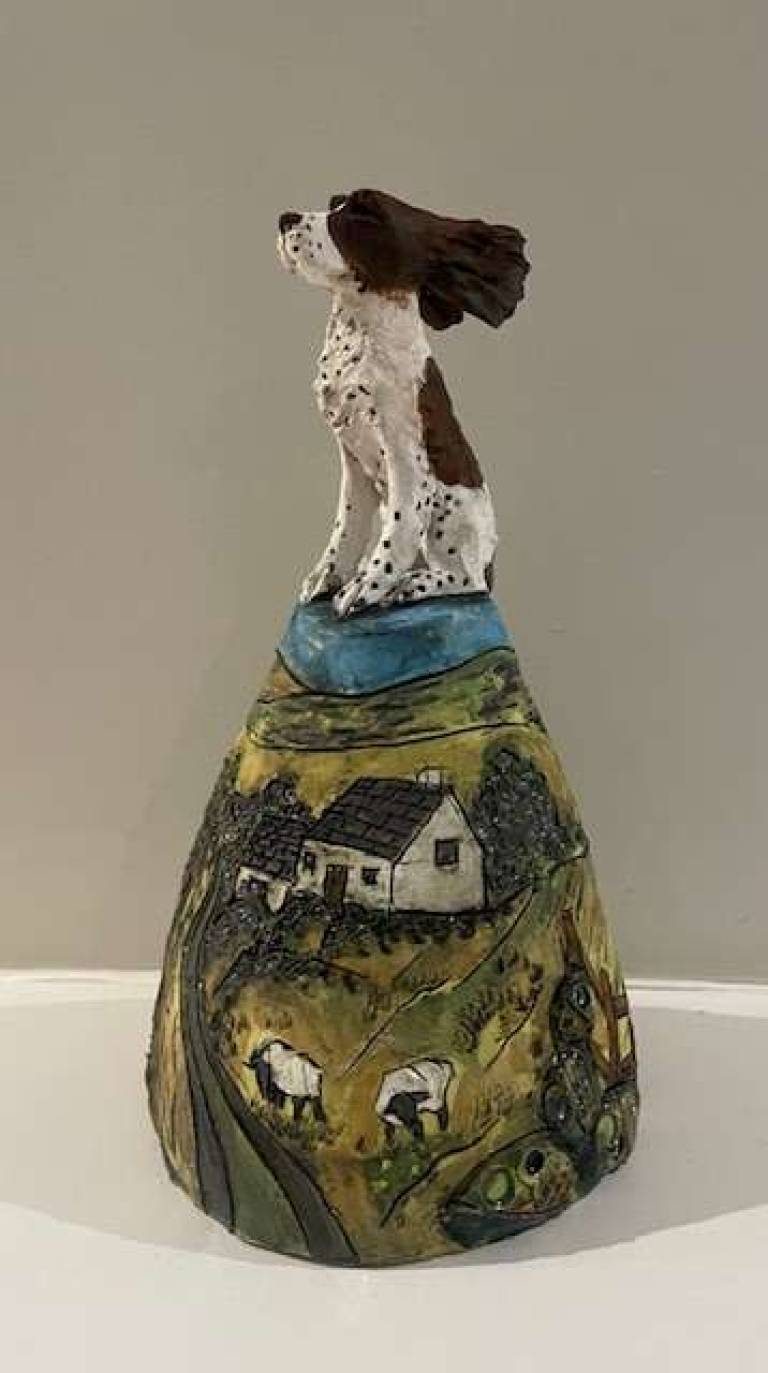 Spaniel on a Medium Hill - Cummings Studio