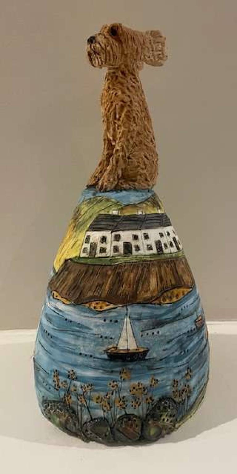 Cockapoo on a Medium Hill - Cummings Studio