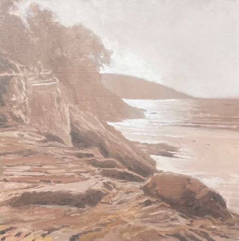 Greg Ramsden RSMA - Sitting on the Wall at North Sands