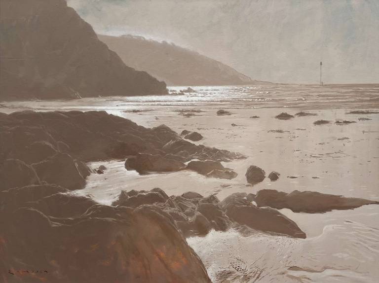 Greg Ramsden RSMA - North Sands, Salcombe Low Tide