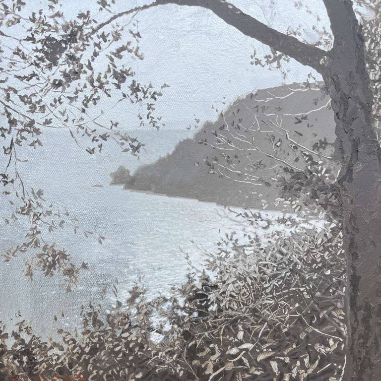 Salcombe Coastline, Silver Leaf - Greg Ramsden RSMA