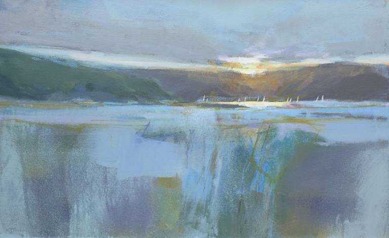 Camilla Clark - Sails at Dusk near Salcombe