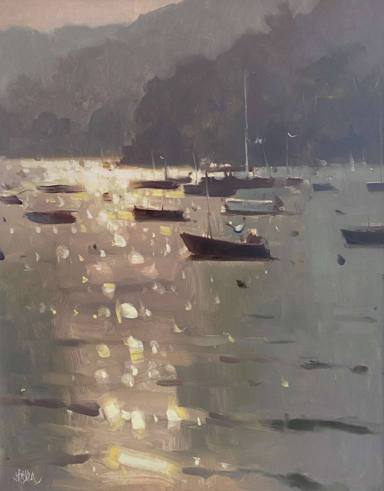 Jenny Aitken RSMA - Sunrise, Salcombe