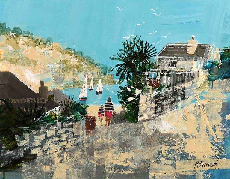 Glimpse of South Sands Beach, Salcombe - Mike Bernard RI