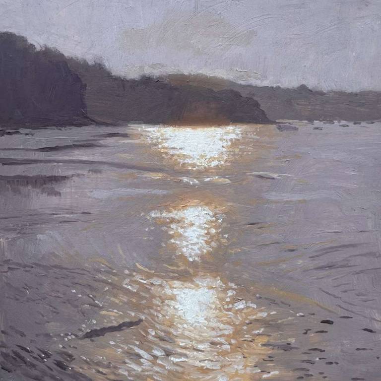 Down River, Low Tide - Greg Ramsden RSMA