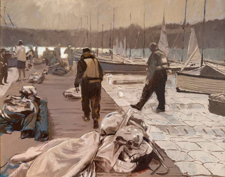 First day of the Regatta - Greg Ramsden RSMA