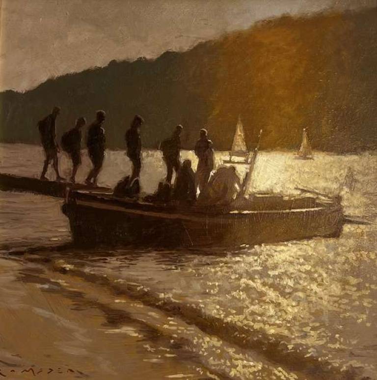 Low Tide, Ferry Crossing - Greg Ramsden RSMA