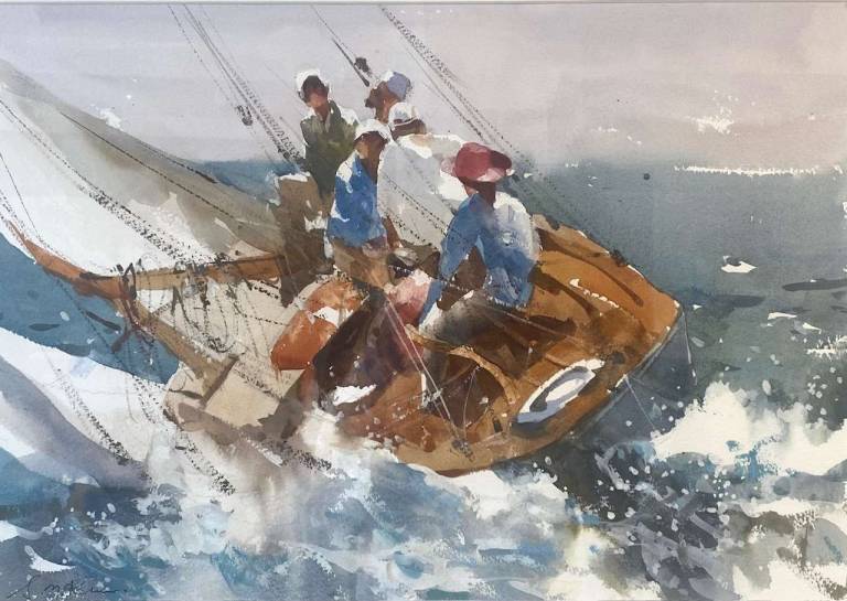 Sailing Away II - Srirangam Mohankumar RI RSMA