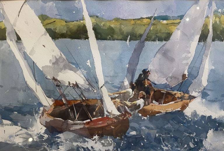Srirangam Mohankumar RI RSMA - Salcombe Yawl Boat Race
