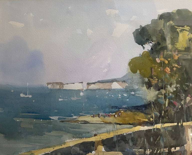 Srirangam Mohankumar RI RSMA - Looking at Old Harry From Studland