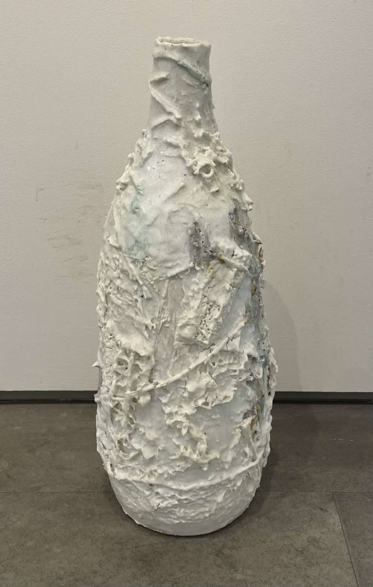 Tall Accretions Bottles With Razor Clam - Adela Powell