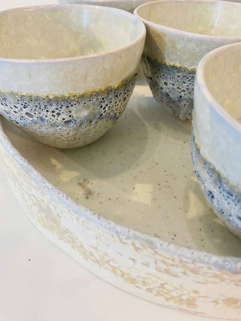 Tray and Beakers - Hilary La Force