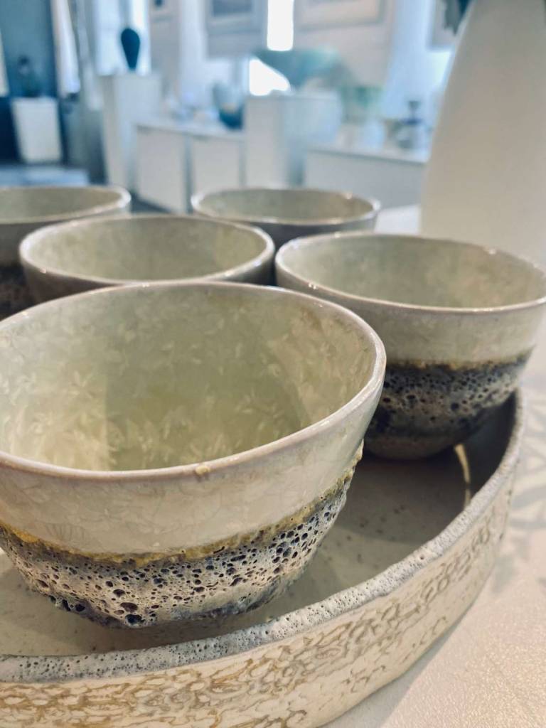 Tray and Beakers - Hilary La Force