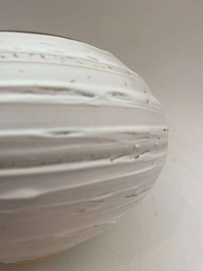 Crackle Textured Vase with Copper Lustre - Alex McCarthy