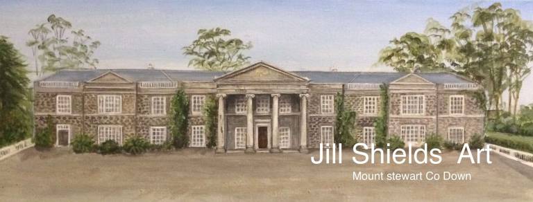 Mount Stewart House, Co Down, Northern Ireland Limited edition print - Jill Shields
