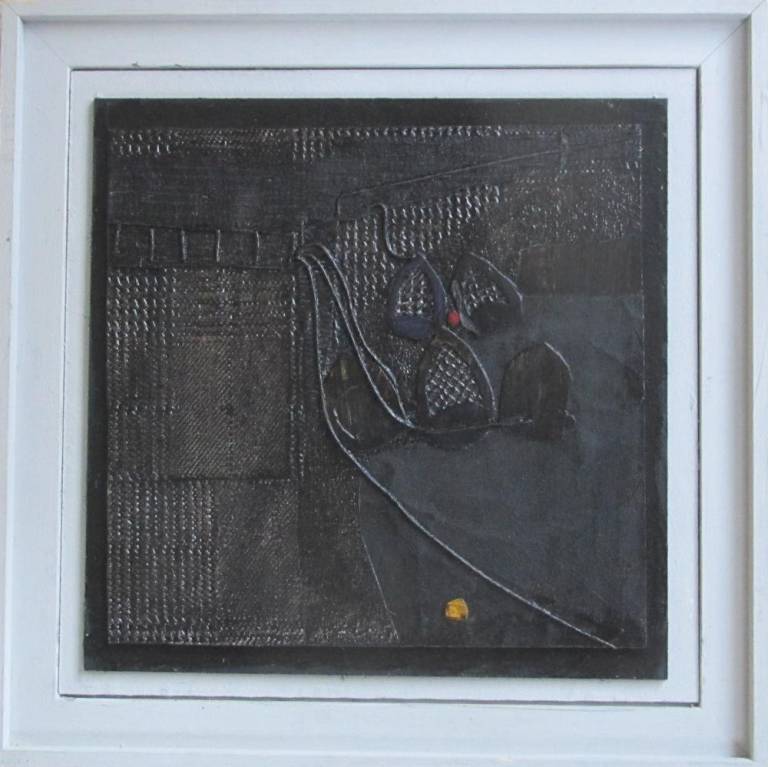 Sand, Shadow, Harbour Wall,Five Boats - Sally Bassett