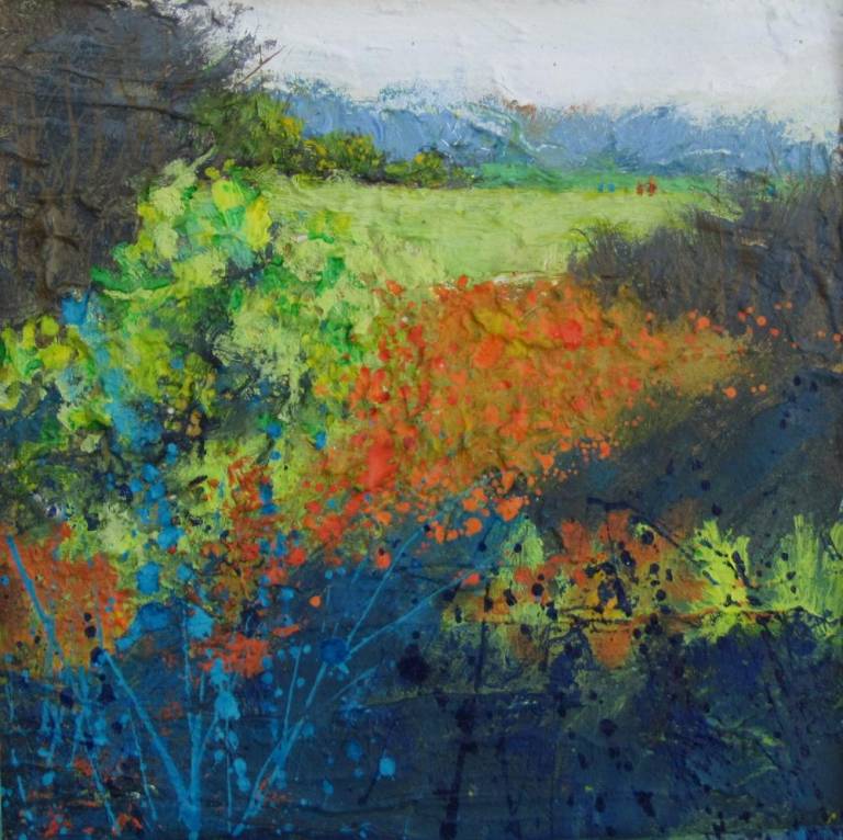 Bright Autumn Colours, Dog Walk - Sally Bassett