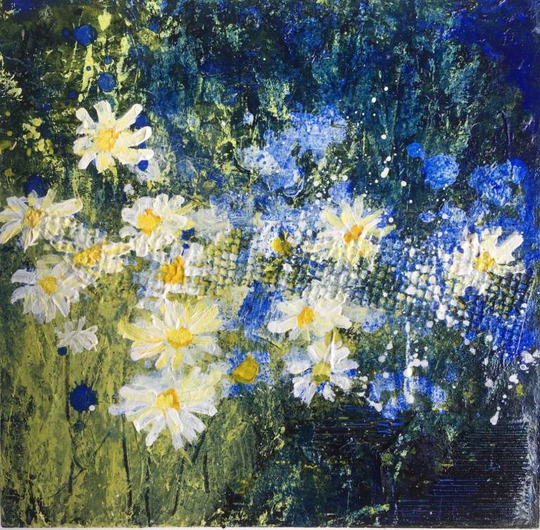 Wild Meadow, Bright Daisies - Sally Bassett