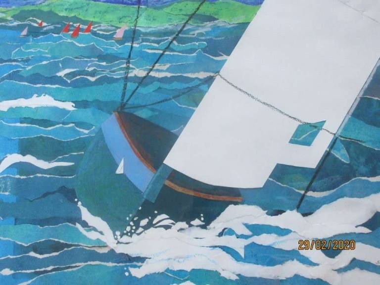 Wind Behind the Sails. - Sally Bassett