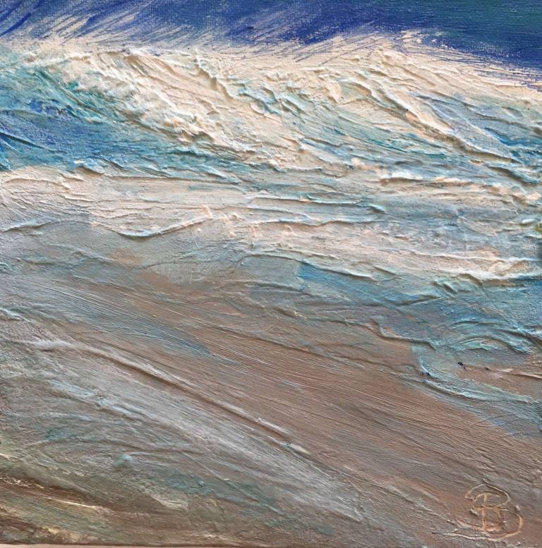 Turquoise Waves and Sun Tipped Fom - Sally Bassett