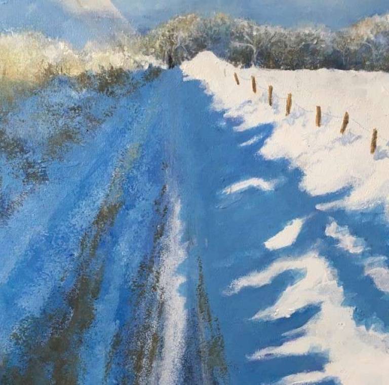 A Cold Snow Walk - Sally Bassett