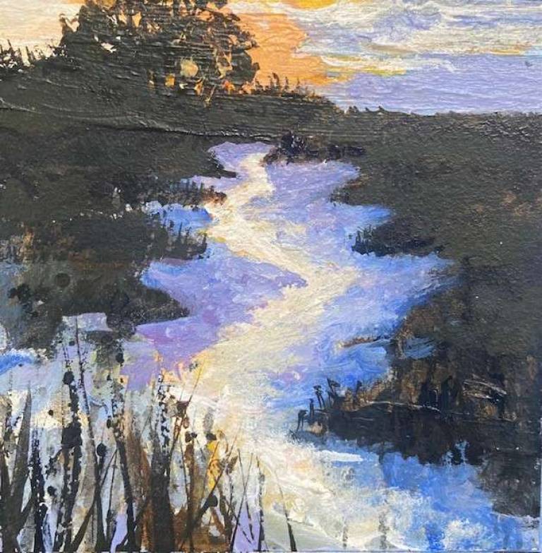 Orange Sundown - Sally Bassett