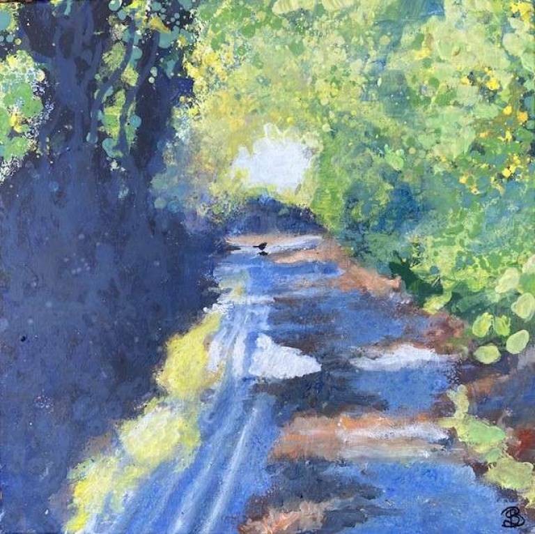 Blackbird Bath - Sally Bassett