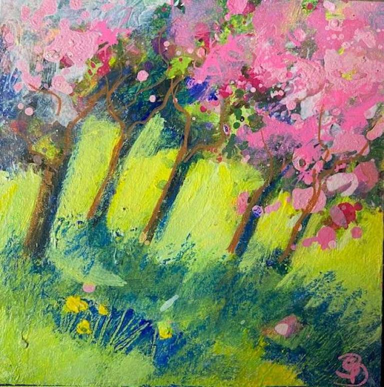 New Blossom, Old Orchard. - Sally Bassett