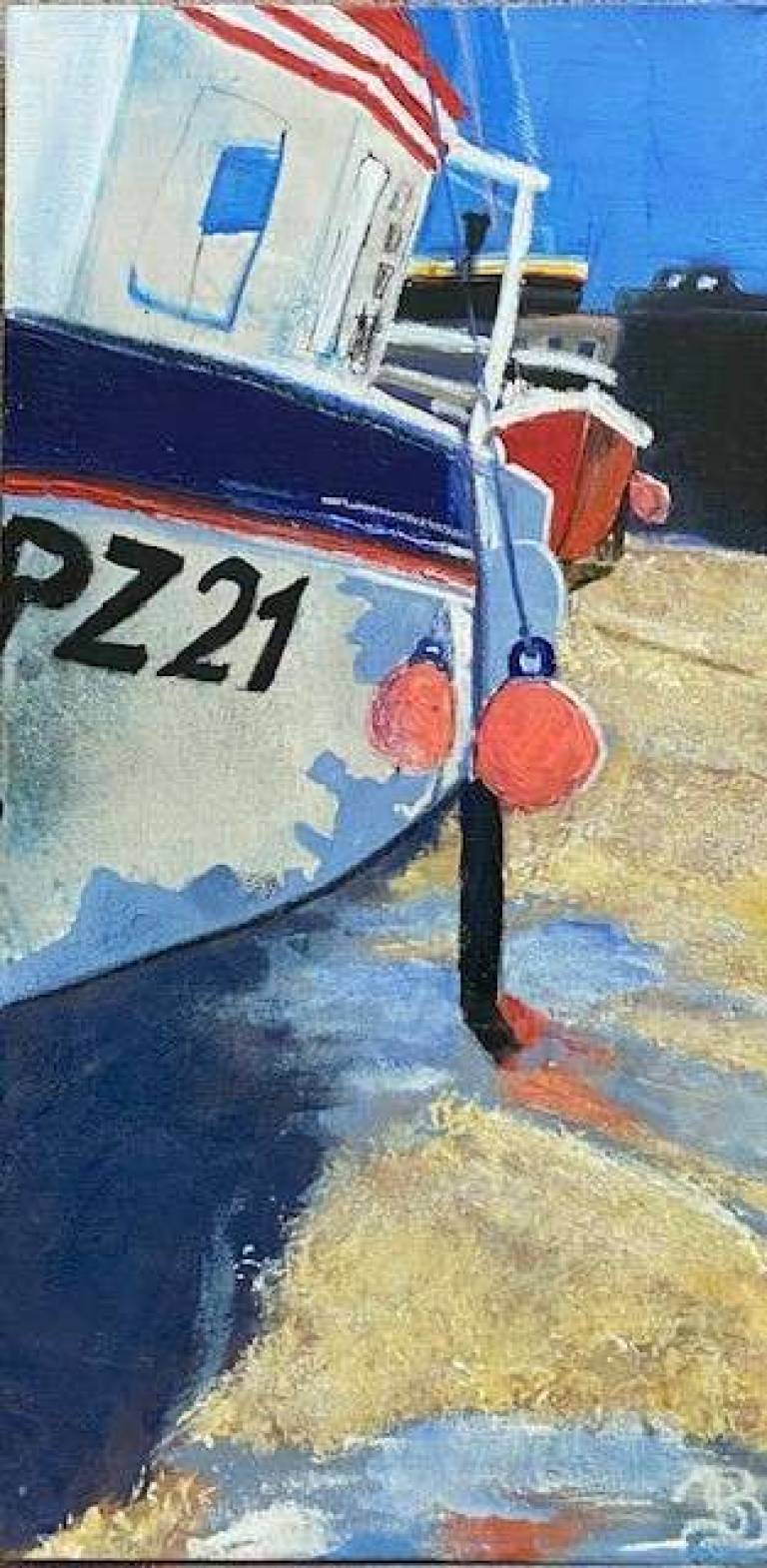 Pink Buoys and PZ21 - Sally Bassett