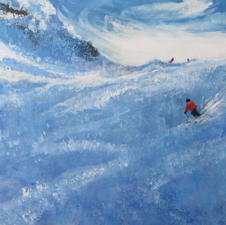 LateAfternoon Sun, Last Run of teh Day - Sally Bassett