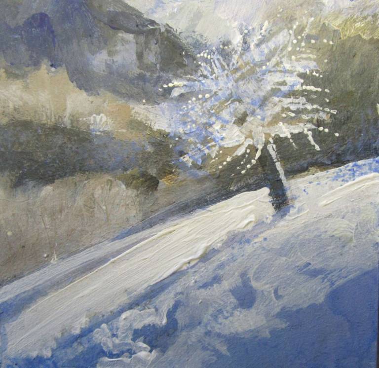The Old Apple tree in the Snow - Sally Bassett