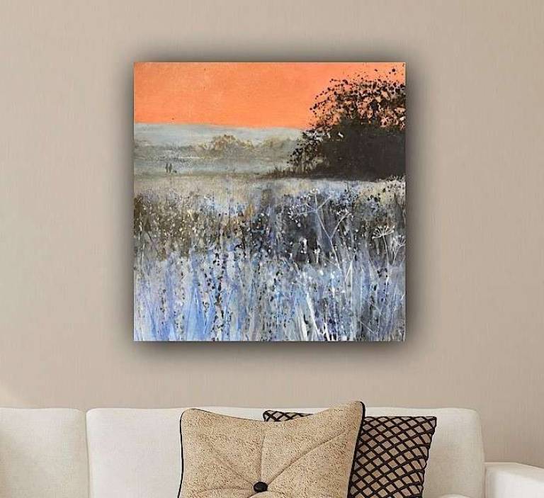 Frost Walk, Pink Sky. Rm 2 - Sally Bassett