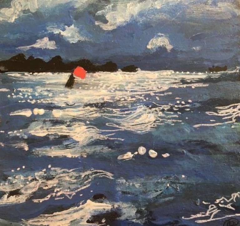 Purple Clouds, Red Flag - Sally Bassett