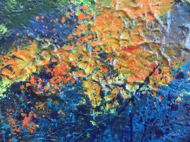 Bright Autumn Colours, Dog Walk - Sally Bassett