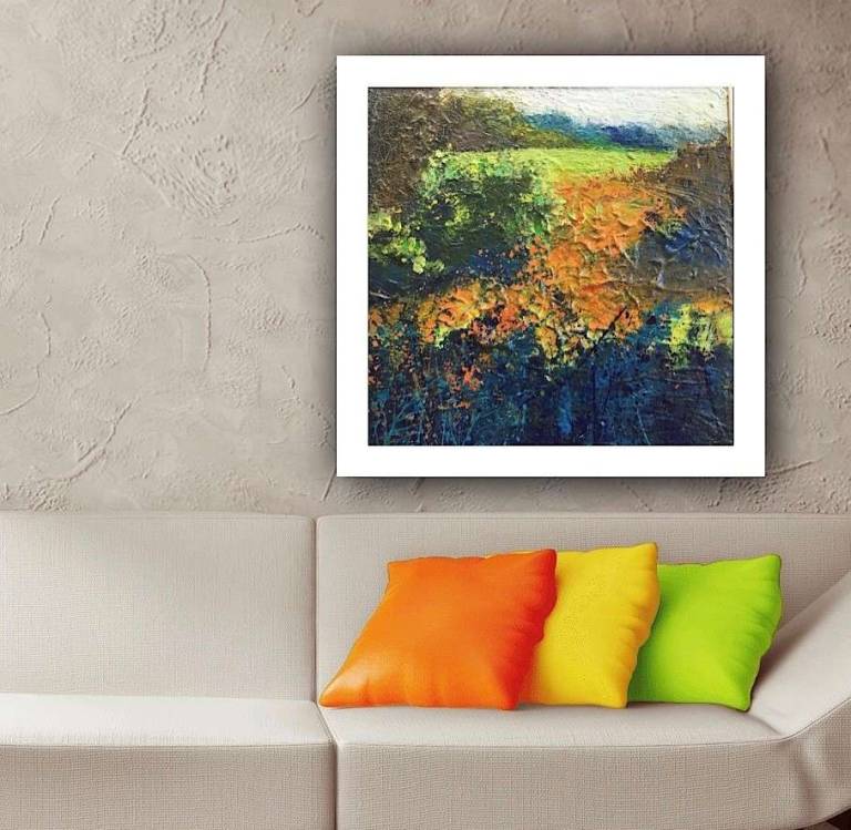 Bright Autumn Colours, Dog Walk - Sally Bassett
