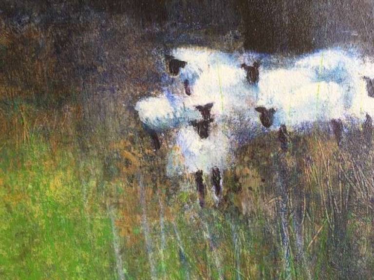 Sheep Gathering - Sally Bassett