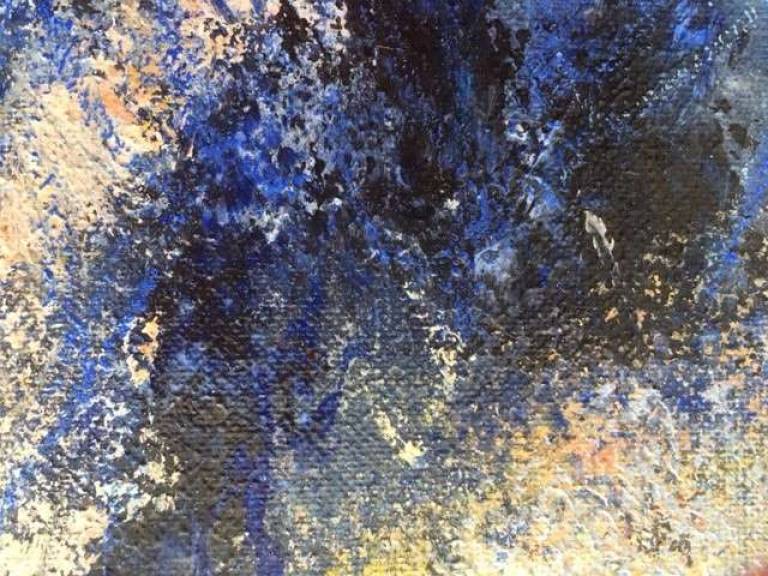 Blue Shadows, Frost Fronds, Evening Light. - Sally Bassett