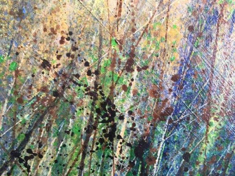 Hazy Sunshine, Sheep Grazing. - Sally Bassett