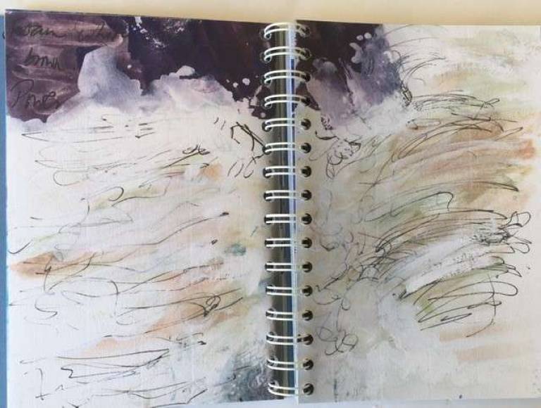 Round the West Country Coast and Scilly Islands. Sketch book - Sally Bassett