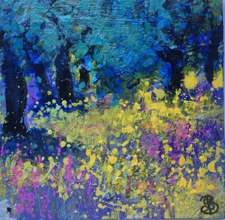 Wild Flower in the Olive Orchard. - Sally Bassett