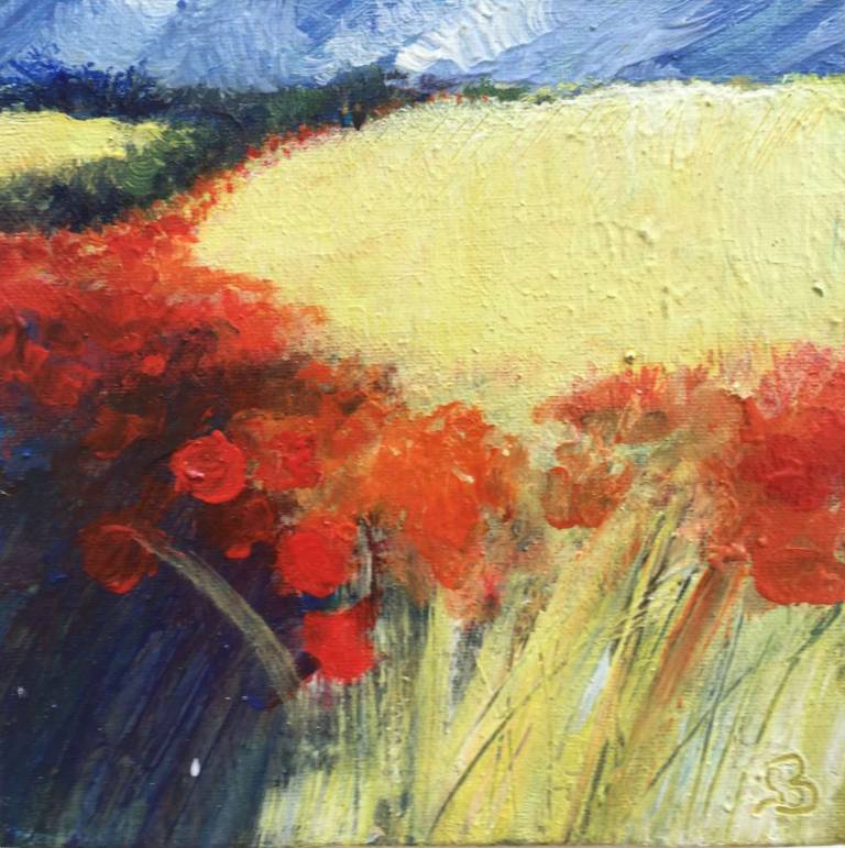 Brilliant Red Poppies - Sally Bassett