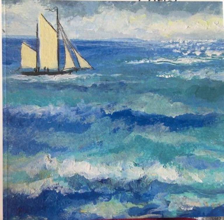 Card Pack Boats and Seascapes - Sally Bassett