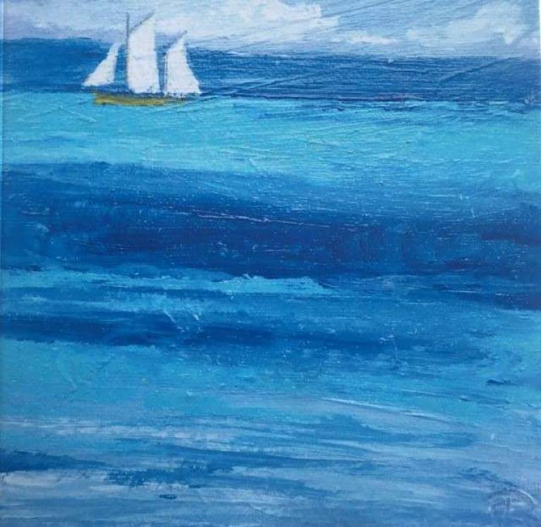 Card Pack Boats and Seascapes - Sally Bassett