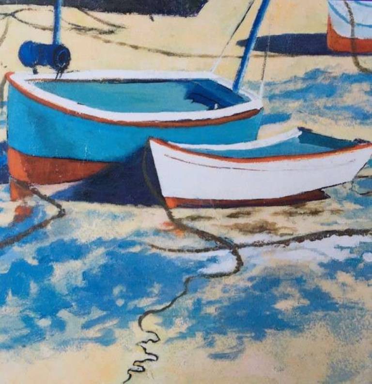Card Pack Fishing Boats - Sally Bassett