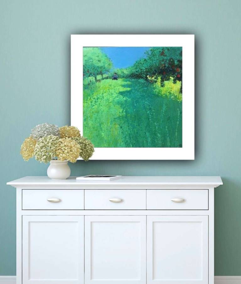 Picking Apples in the Orchard. - Sally Bassett