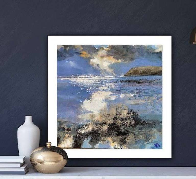 Reflections on a Storm Beach - Sally Bassett